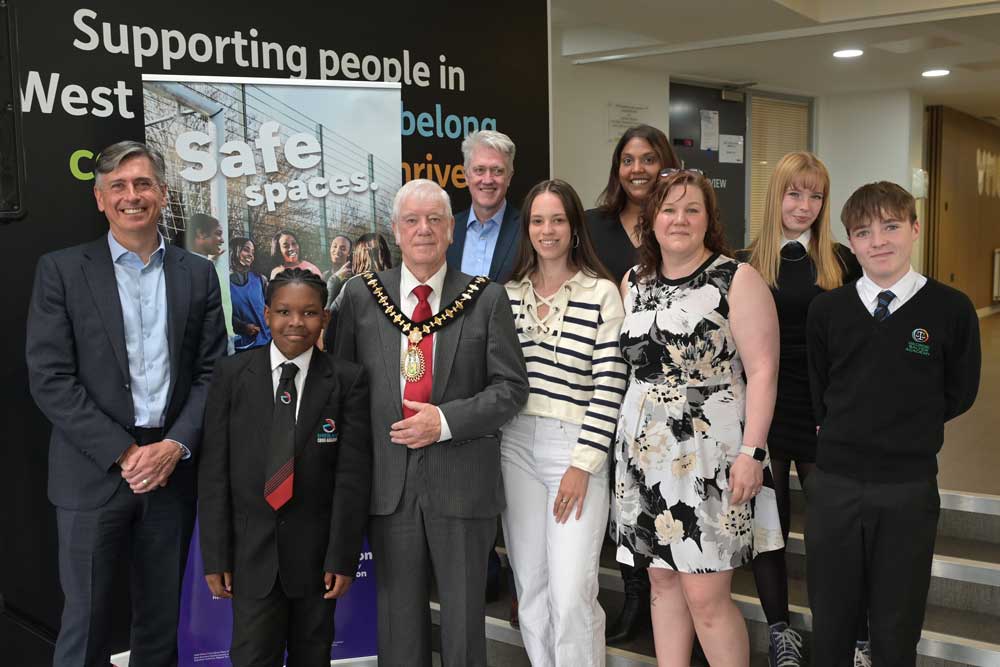 West Brom Building Society Foundation and YMCA open safe space youth cafe for young people