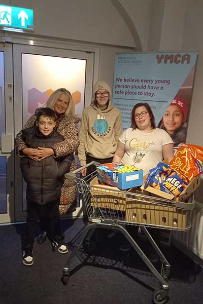 Donation from Walsall Manor Hospital to YMCA