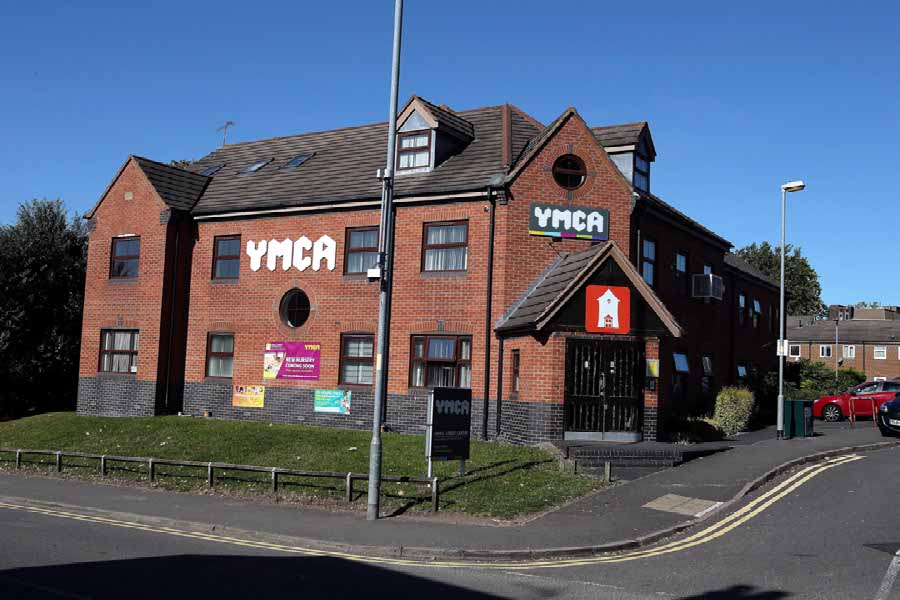 View of the exterior of YMCA Small Street Centre Walsall